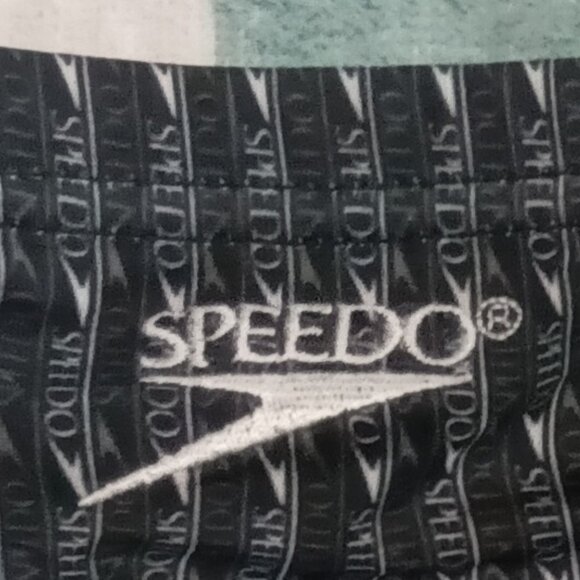 UNIQUE LEGACY SPEEDO "ALL-OVER" BLACK SWIM BRIEF, SIZE "L" (Pre-Owned) - Picture 4 of 7